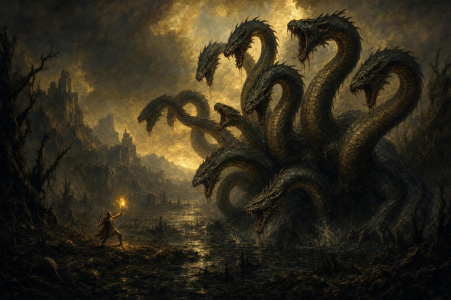 The Hydra — the cinematic scene