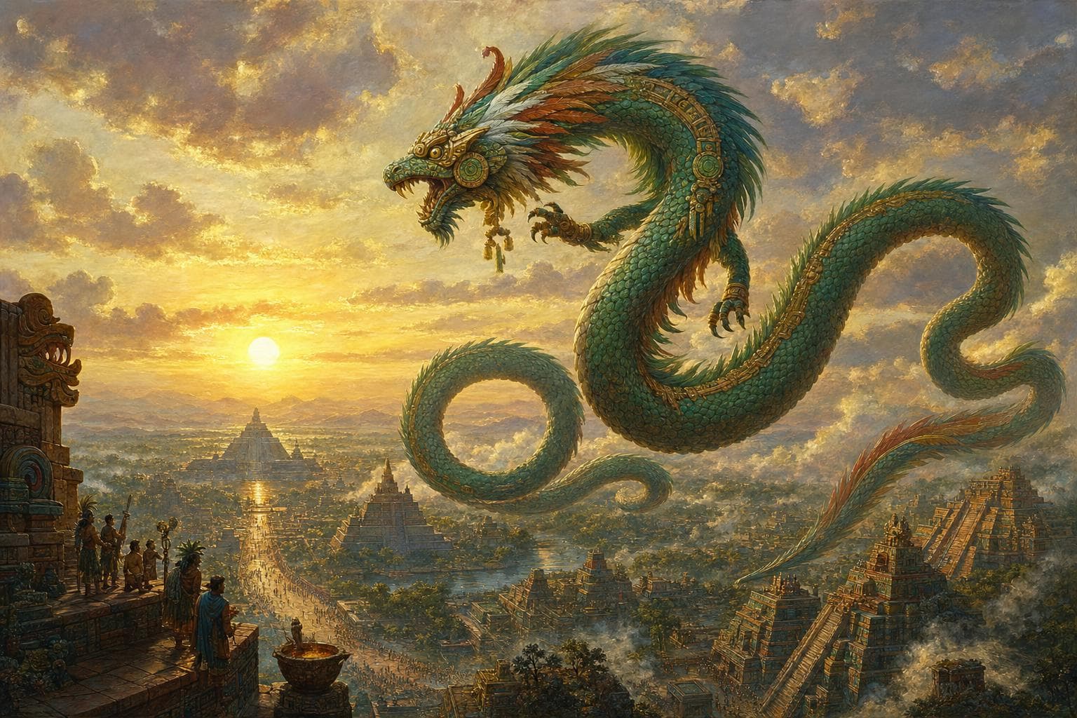Quetzalcoatl — the cinematic scene